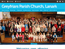 Tablet Screenshot of lanarkgreyfriars.com